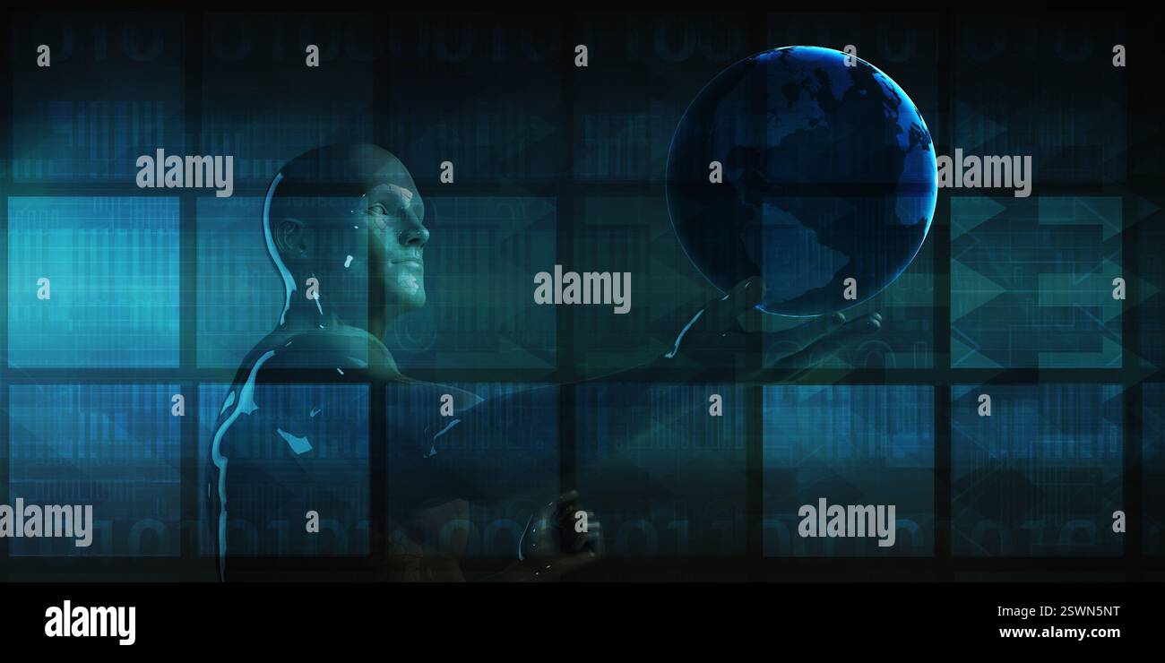 Futuristic Technology and Disruptive Technologies Worldwide as Concept Stock Photo