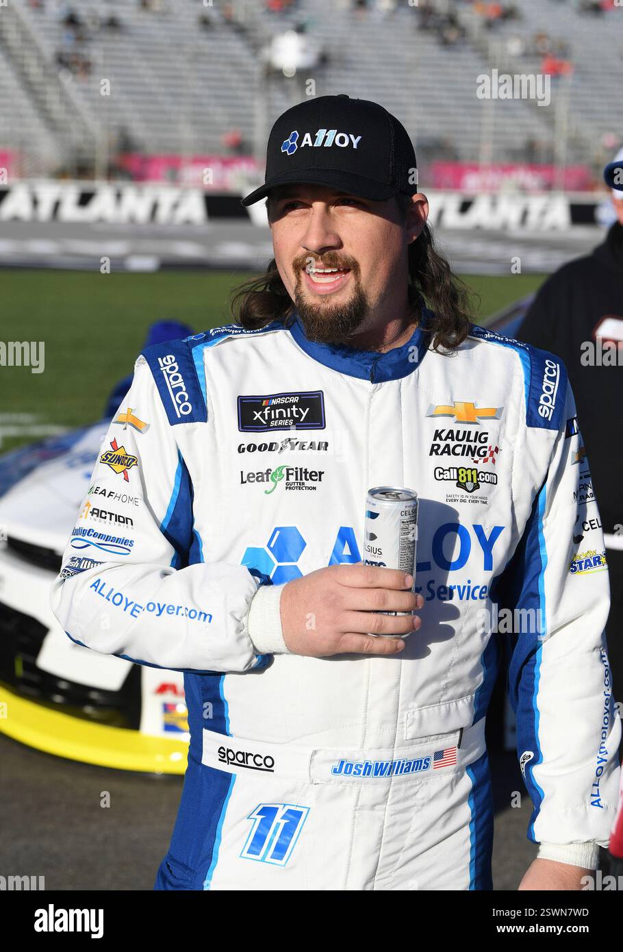ATLANTA, GA - FEBRUARY 21: Josh Williams (#11 Kaulig Racing Alloy ...