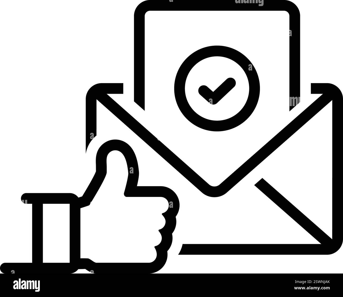 Icon for confirmation, vindication Stock Vector Image & Art - Alamy