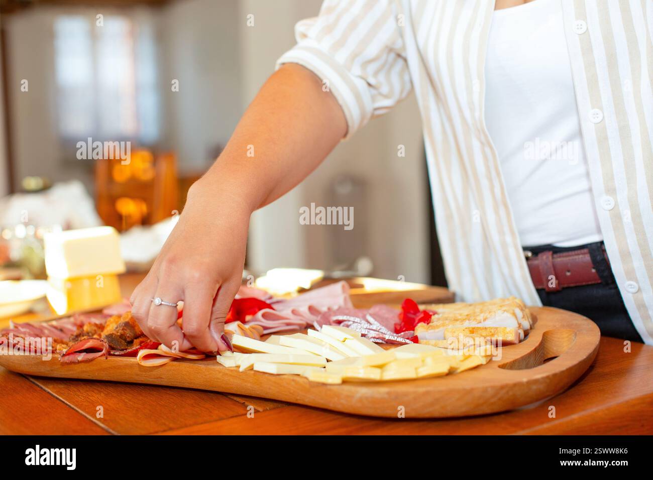 Food sampling preparation hi-res stock photography and images - Alamy