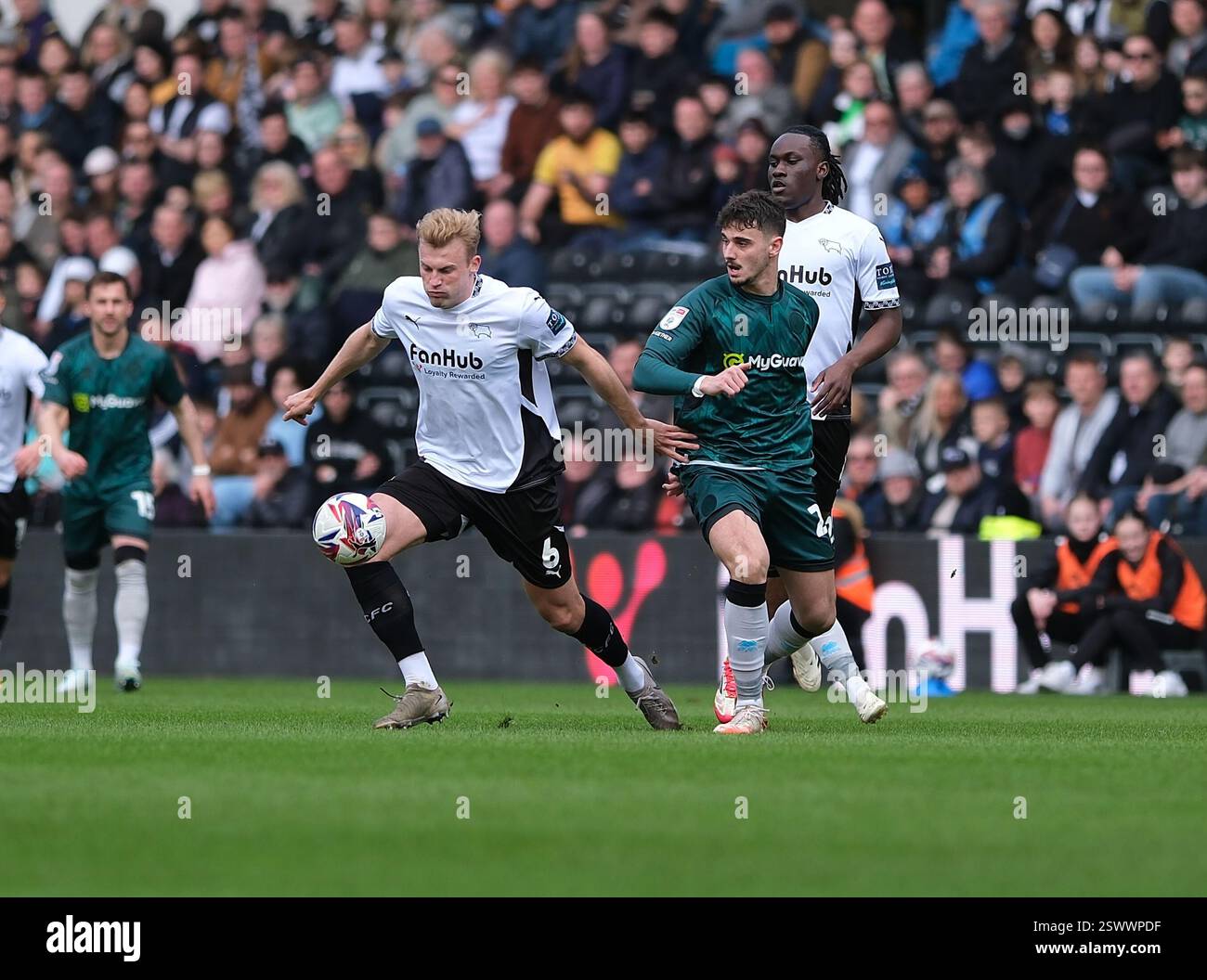 22nd February 2025; Pride Park, Derby, Derbyshire, England; EFL Championship Football, Derby