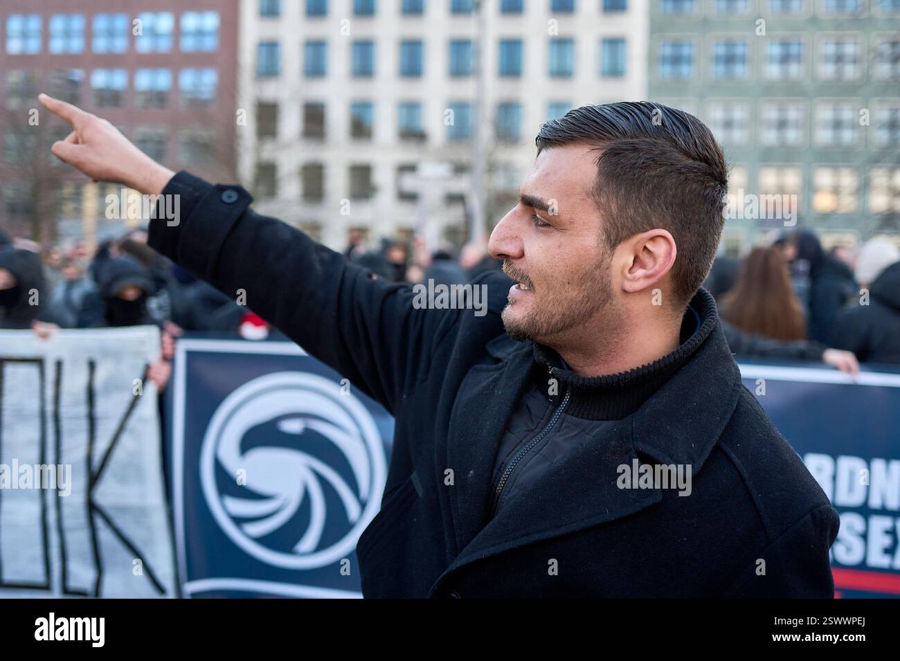 Berlin, Germany. 22nd Feb, 2025. Ferhat Sentürk, former Aachen AfD ...