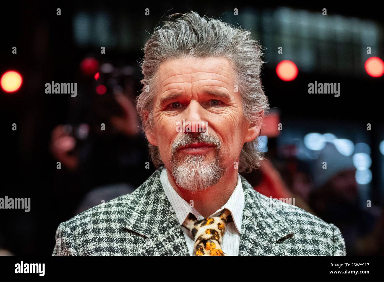 Ethan Hawke Poses For Upon Arrival On The Red Carpet For Ethan Hawke Poses For Upon Arrival On The Red Carpet For The Film Blue Moon During The Film Festival Berlinale In Berlin Tuesday Feb 18 2025 Photo By Scott A 2SWY917