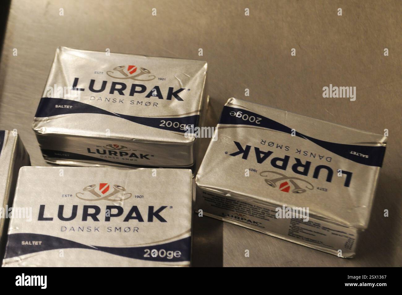 Copenhagen/ DenmarK/22 FEBRUARY 2025/ Denmark famous brand lurpak ...
