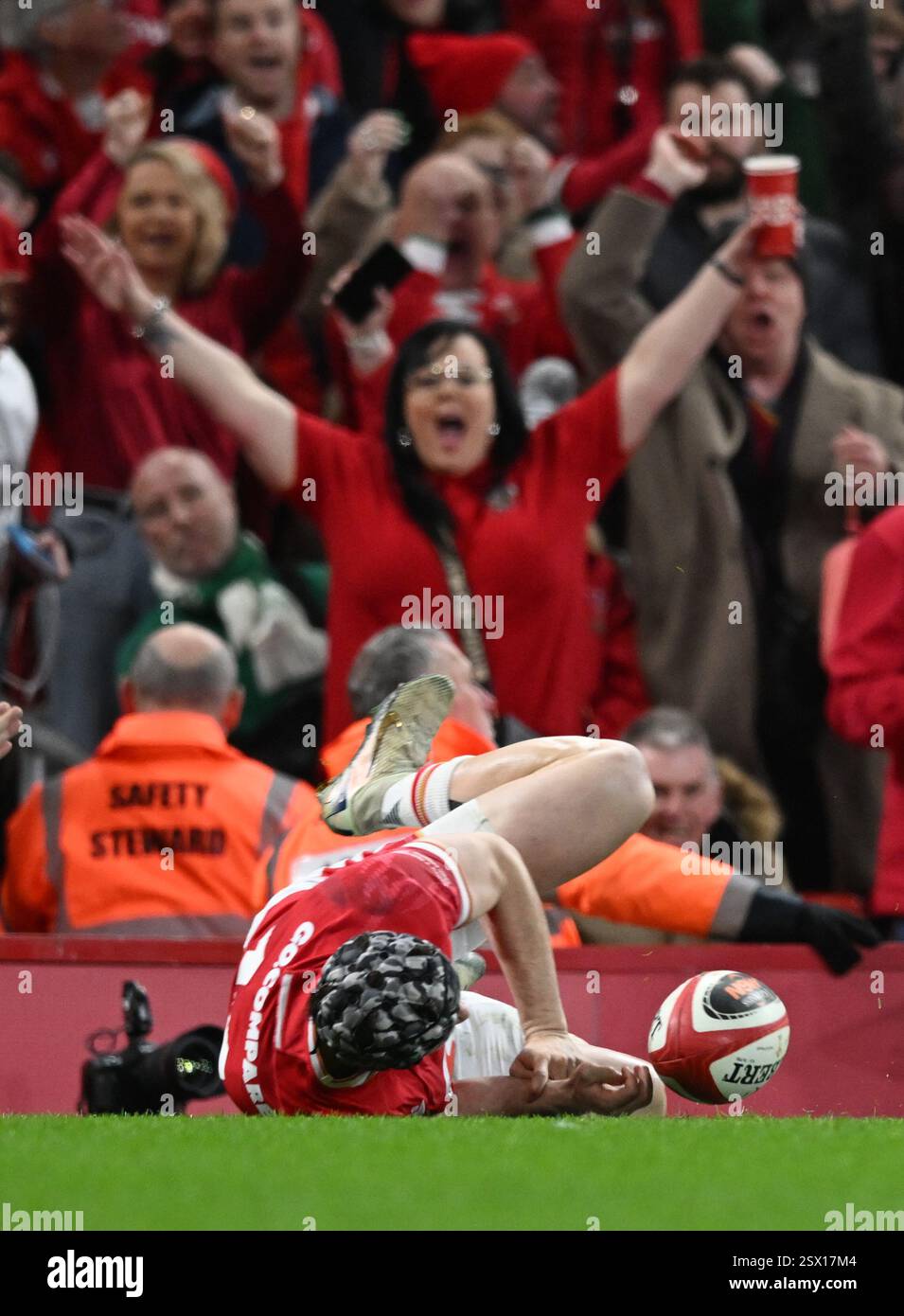 22nd February 2025; Principality Stadium, Cardiff, Wales: Six Nations ...