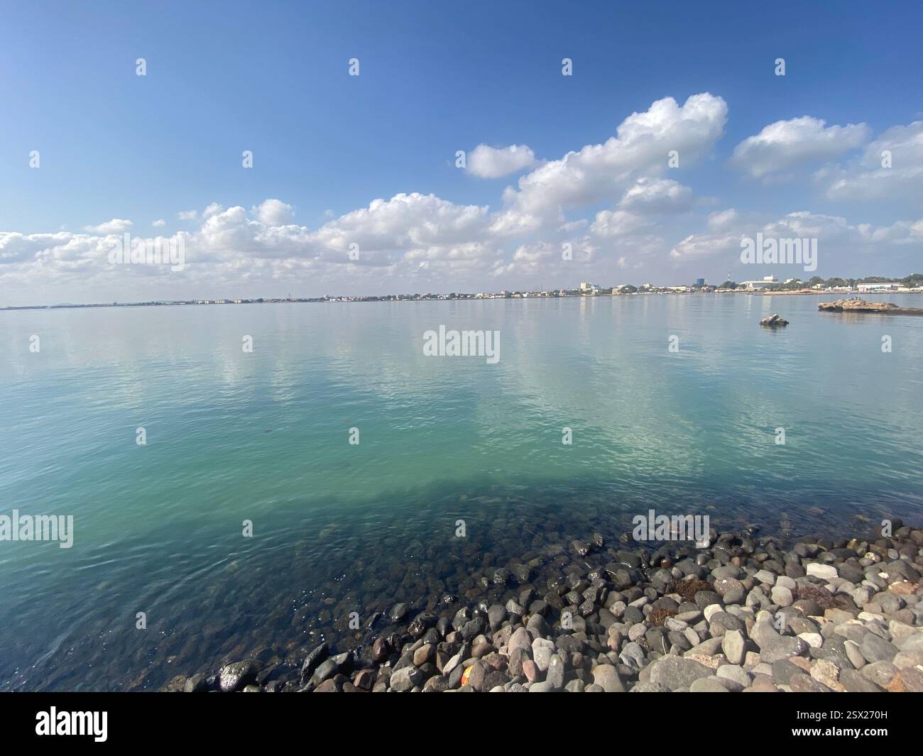 Sea Ocean Djibouti - Smartphone Captured Stock Image