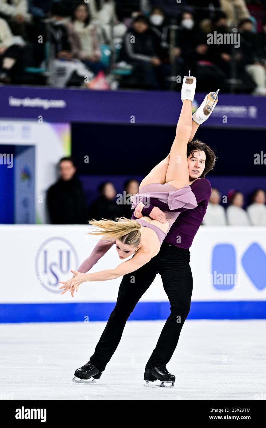 Emilea ZINGAS & Vadym KOLESNIK (USA), during Ice Dance Free Dance, at ...