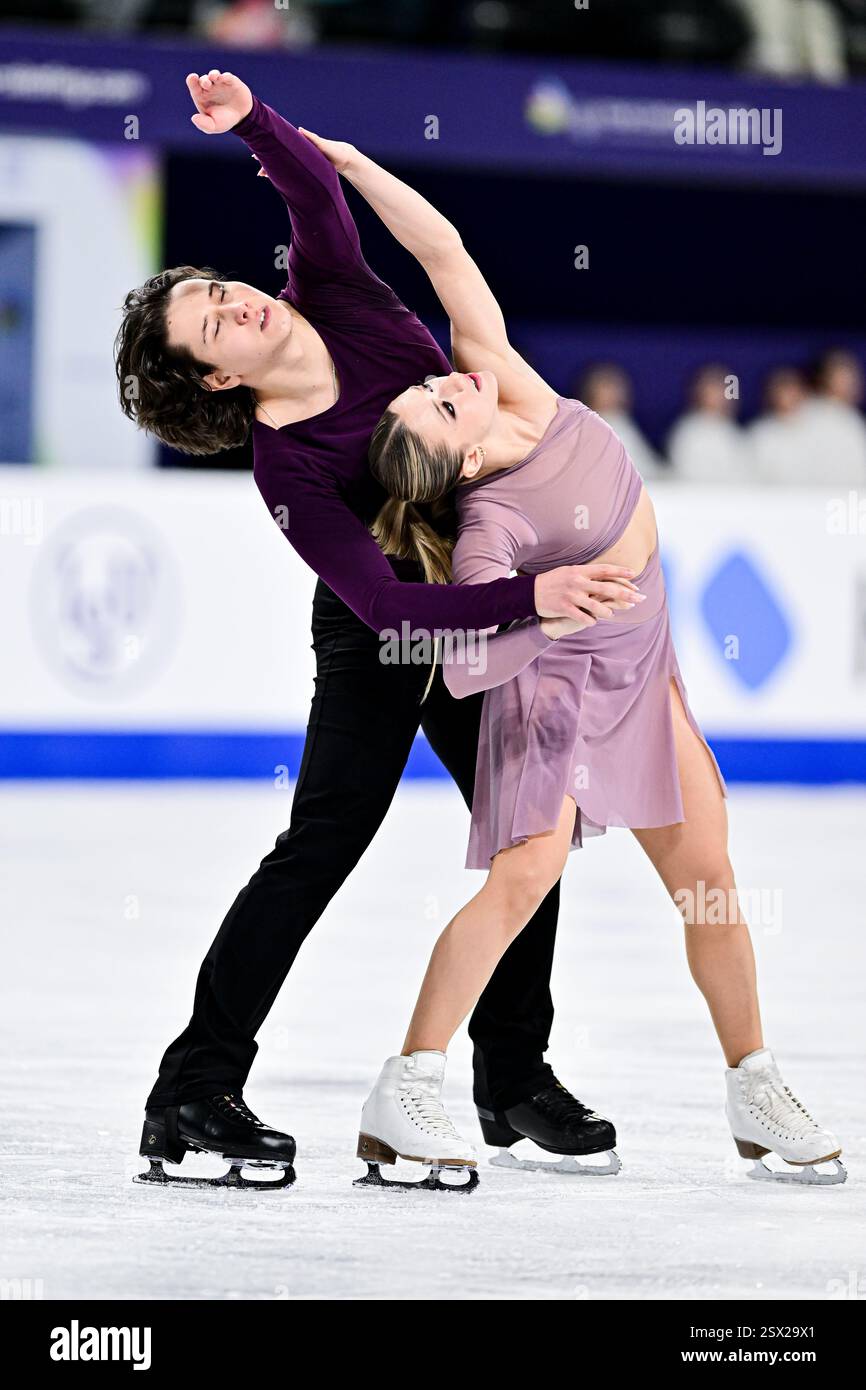Emilea ZINGAS & Vadym KOLESNIK (USA), during Ice Dance Free Dance, at ...