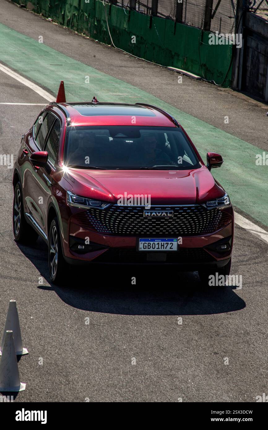 Sao Paulo, Brazil - july - 2023 - Haval, a Chinese hybrid car on a test ...