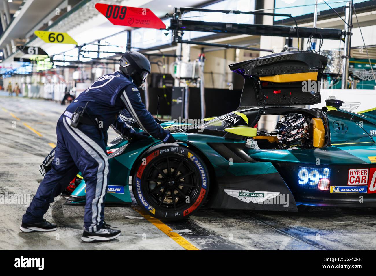 GAMBLE Tom (gbr), Aston Martin THOR Team, Aston Martin Valkyrie #007, Hypercar, portrait during the Prologue of the 2025 FIA World Endurance Championship, from February 21 to 22, 2025 on the Losail International Circuit in Lusail, Qatar Stock Photo