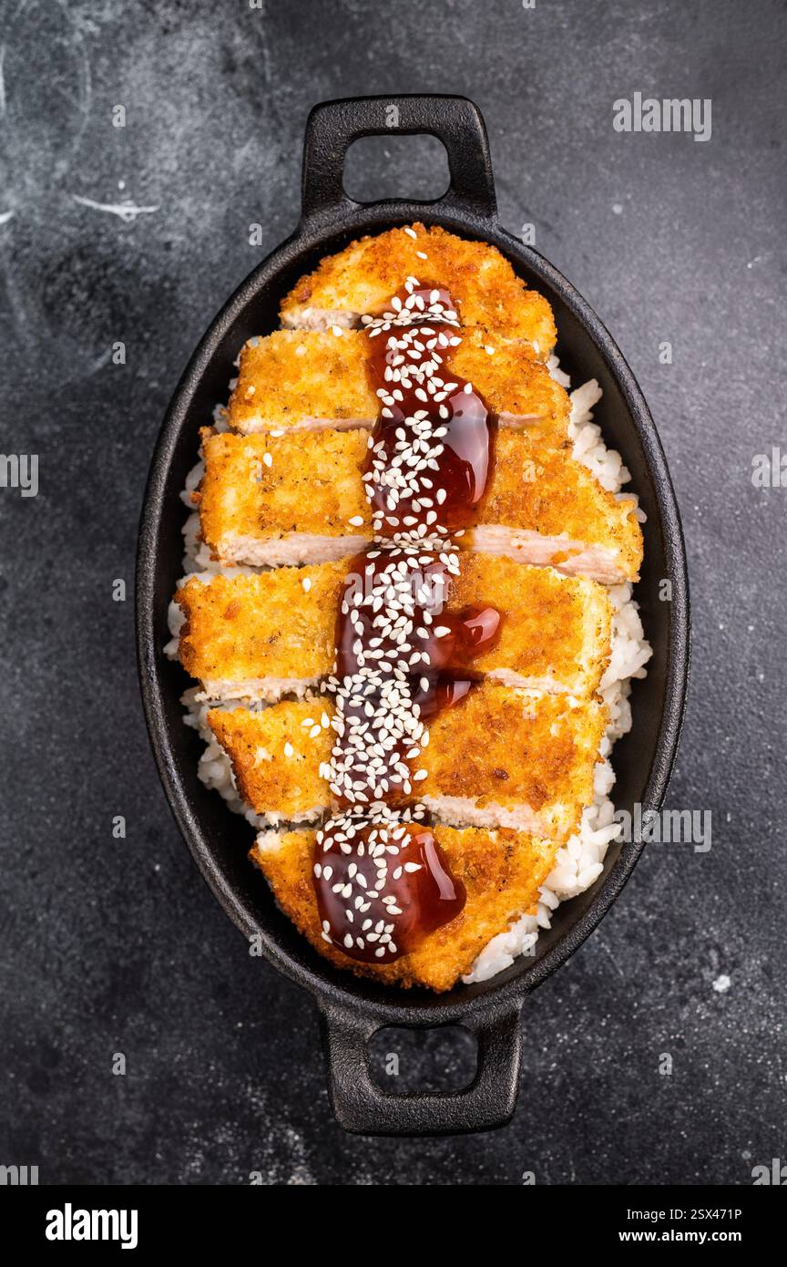 Crunchy Japanese cutlet katsu, seasoned to perfection and served with a ...