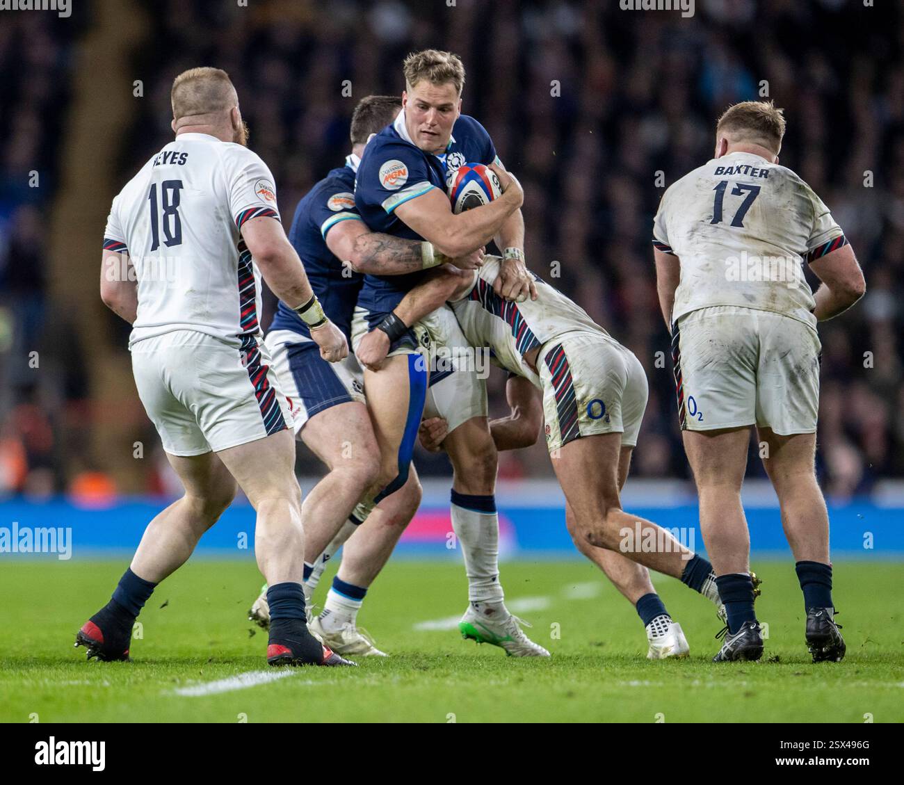 22nd February 2025; Allianz Stadium, London, England: Six Nations ...