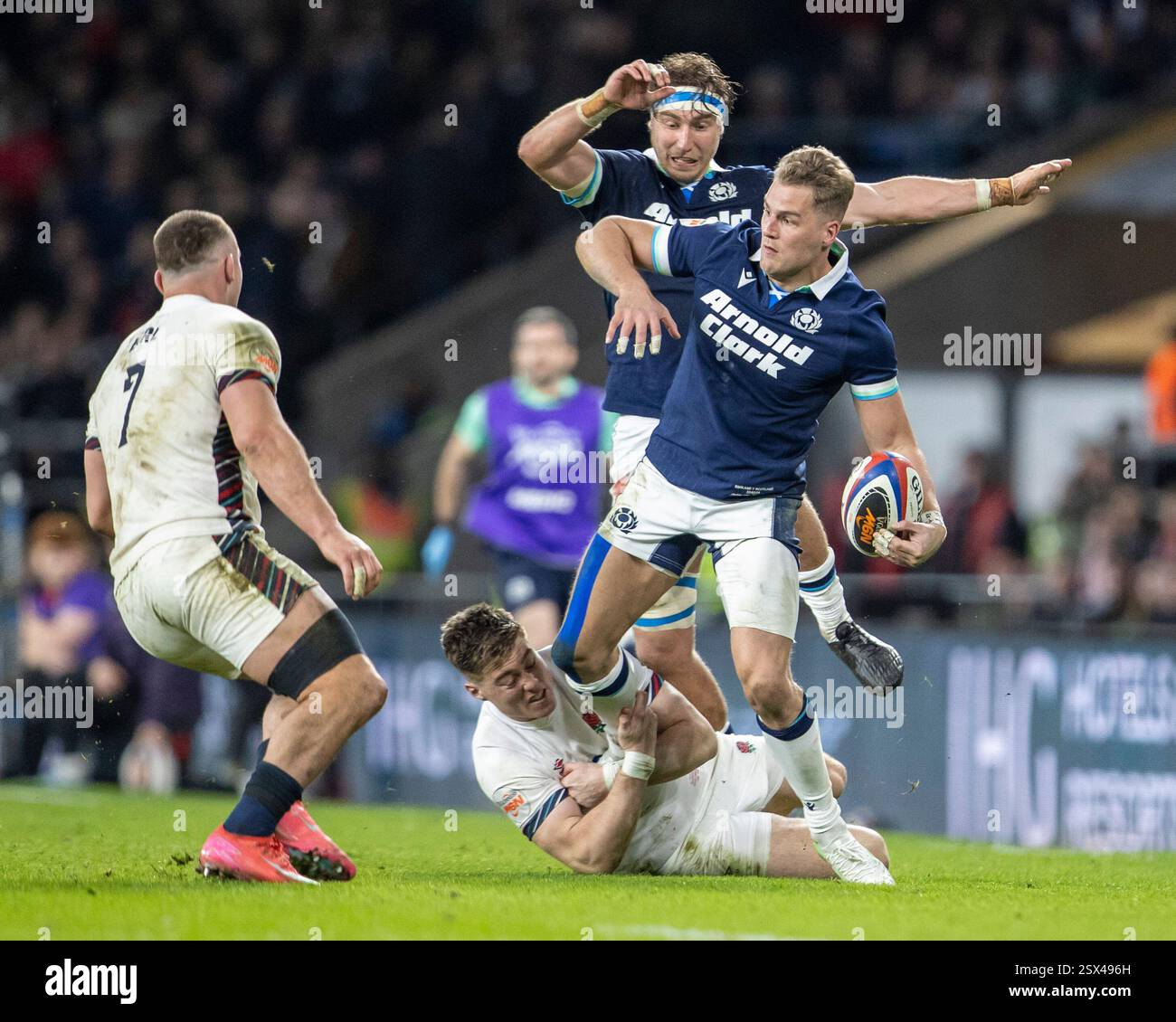 22nd February 2025; Allianz Stadium, London, England: Six Nations ...