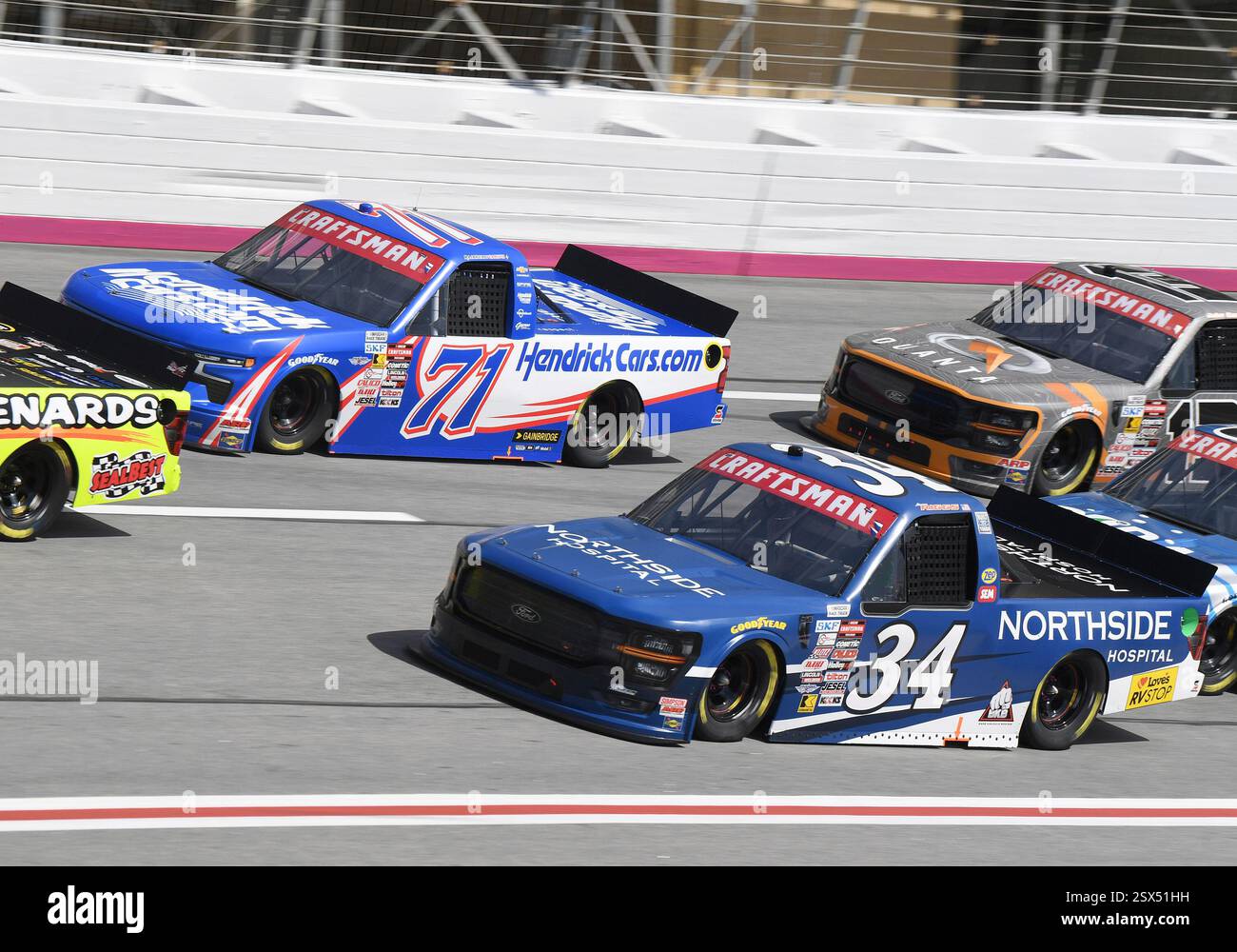 ATLANTA, GA - FEBRUARY 22: Layne Riggs (#34 Front Row Motorsports ...