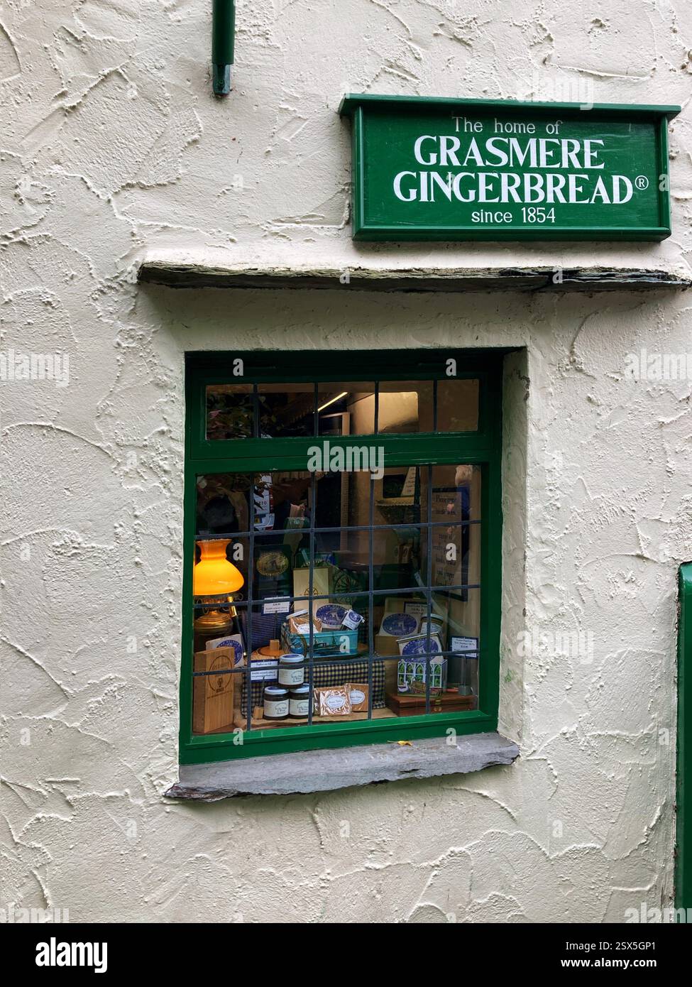 Sarah Nelson's Original Celebrated Grasmere Gingerbread, Grasmere, Lake District, England Stock Photo