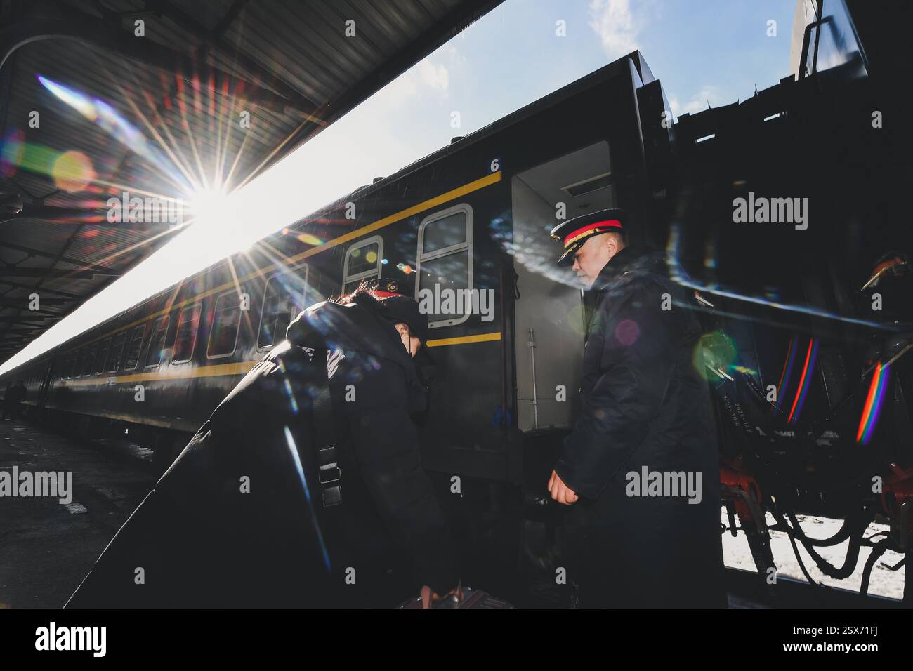 Train attendant hi-res stock photography and images - Page 3 - Alamy