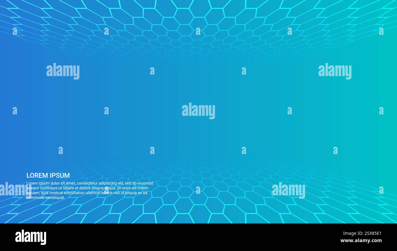 abstract background design with hexagon shape Stock Vector