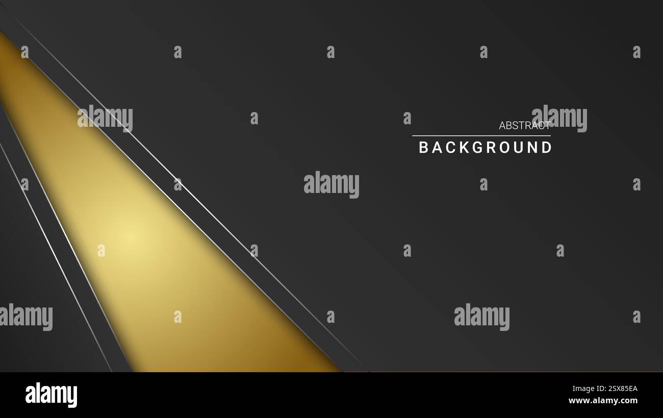 elegant abstract background design in gold color Stock Vector Image ...