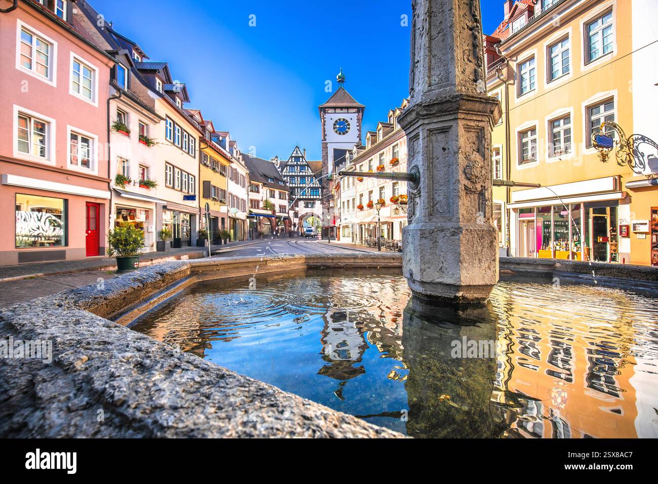 Street view freiburg im breisgau hi-res stock photography and