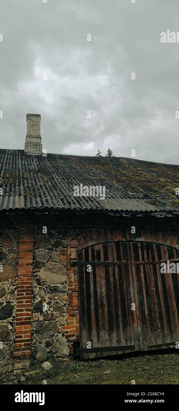 Old vintage house in village Stock Photo - Alamy