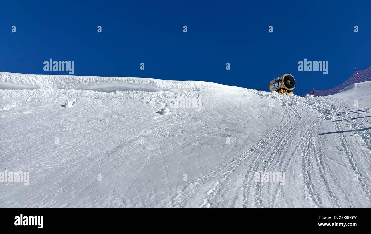Piedmont Italy Sansicario. Ski resort snow and beautiful mountains. Alps. Alpine Mountain View skiing holiday travel outdoors beautiful winter landsca - Smartphone Captured Stock Image