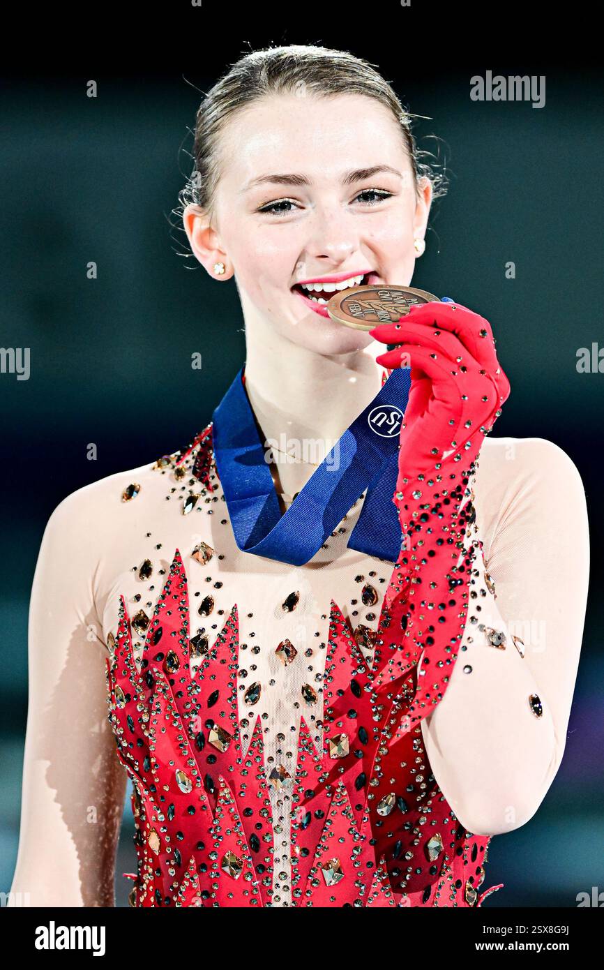 Women Awards, Sarah EVERHARDT (USA) third place, during Victory