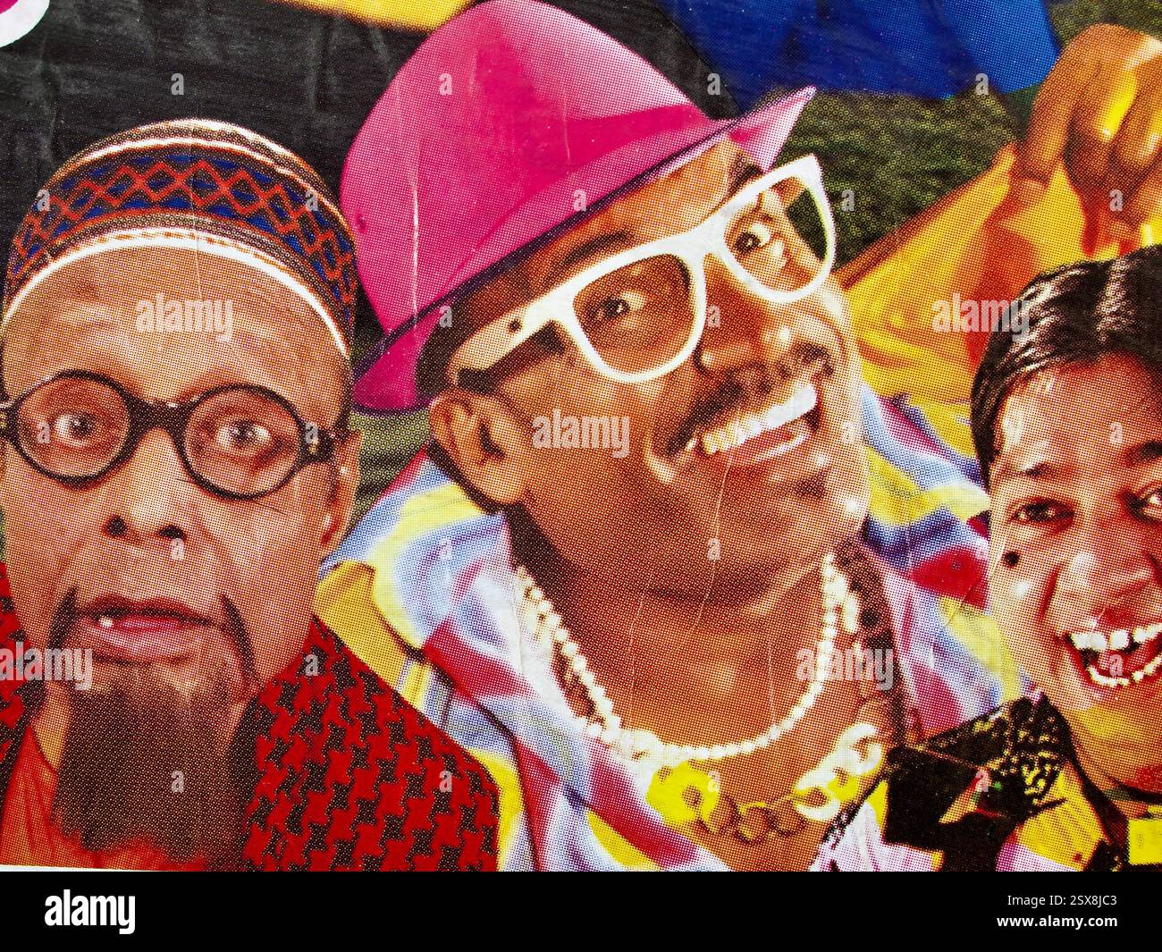 Comedic characters from the Seema Rekha poster, highlighting the film’s ...