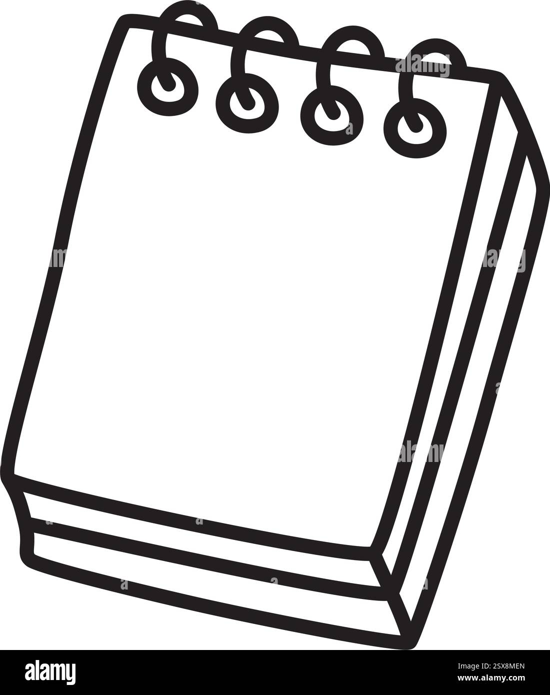 Doodle Notepad icon. Infographic symbol in a circle Stock Vector Image ...