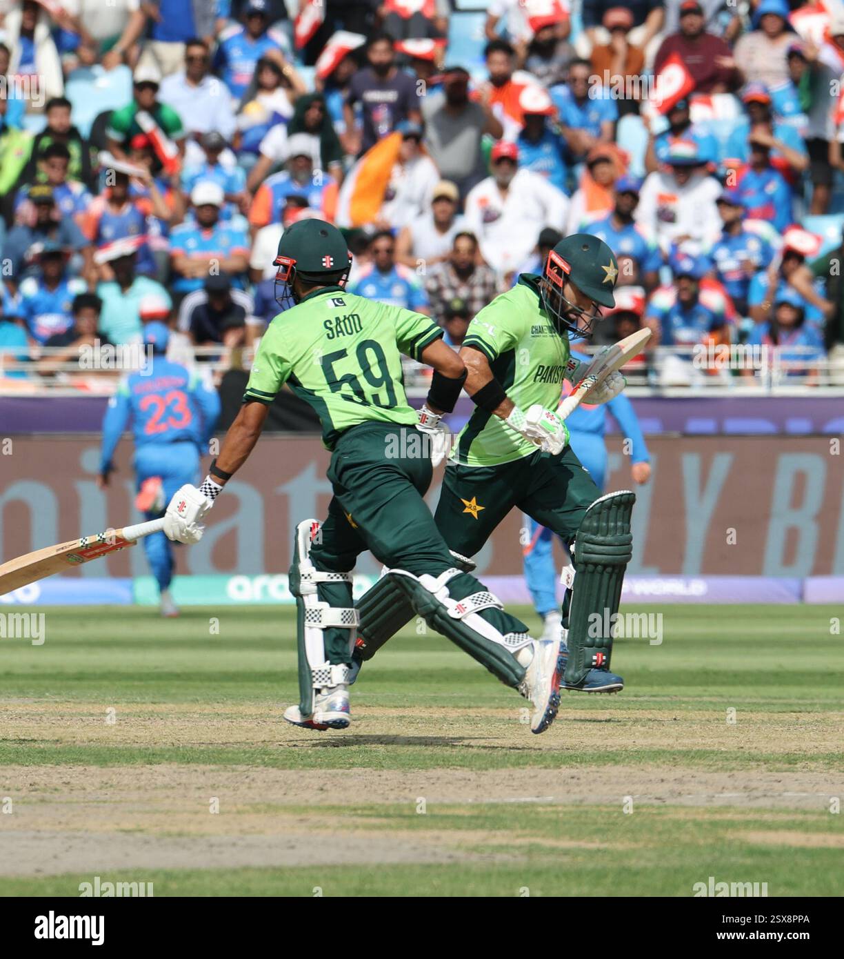 Shakeel Rd Dubai, UAE. 23rd Feb, 2025. Cricket: ICC Champions Trophy 2025 : Dubai ...