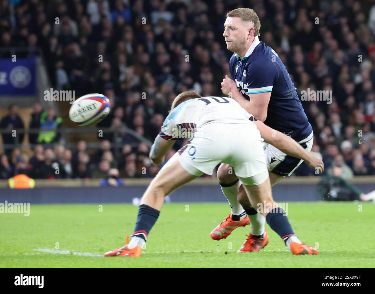 Finn Russell Bath Rugby of Scotland In Action During The Calcutta Cup finn-russell-bath-rugby-of-scotland-in-action-during-the-calcutta-cup