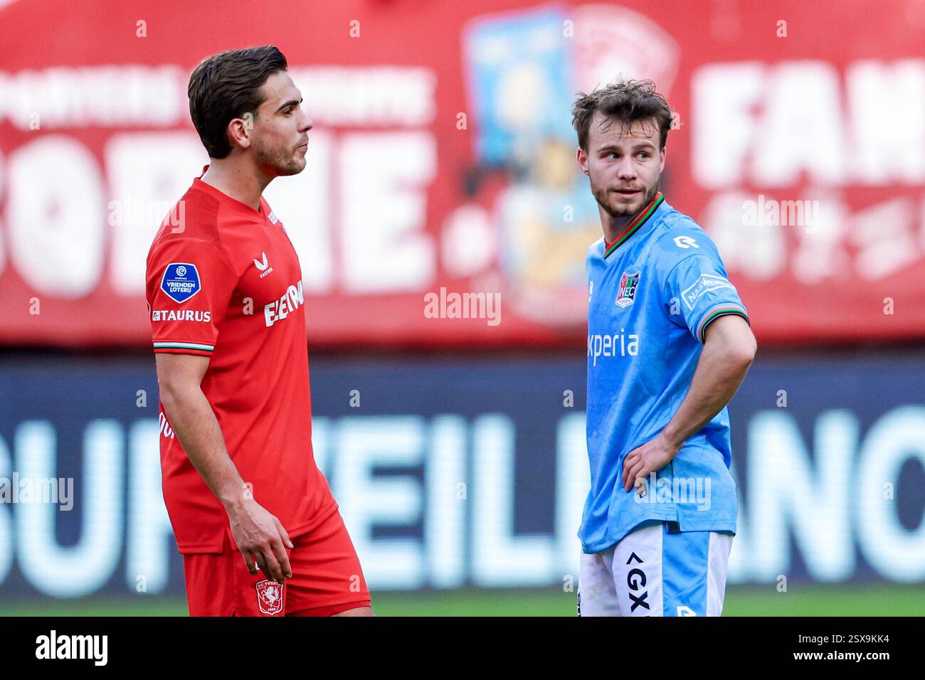 Van Rooij ENSCHEDE, NETHERLANDS - FEBRUARY 23: Bart van Rooij of FC Twente ...