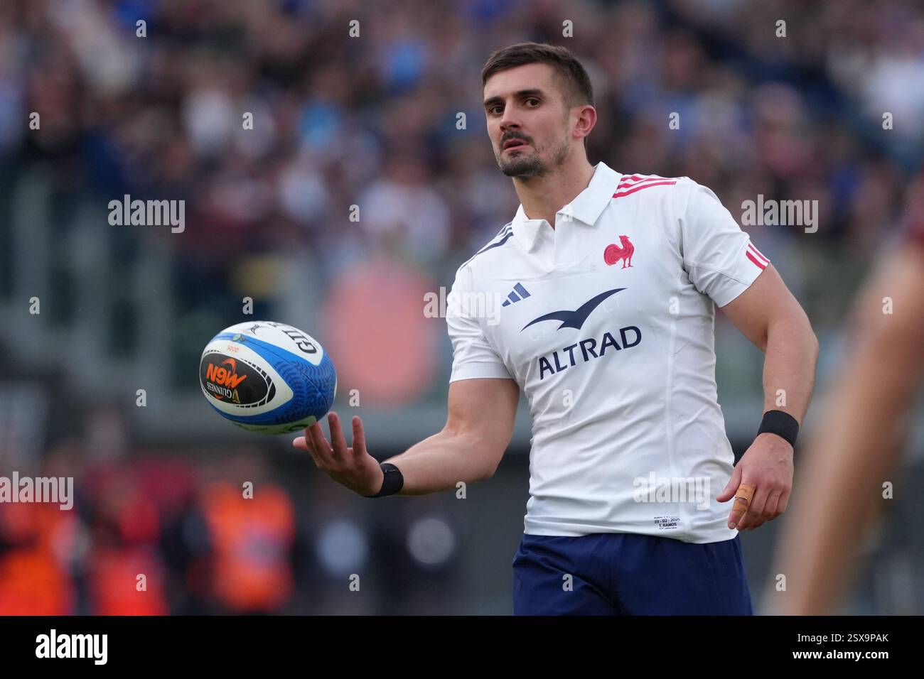 Rome, Italy. 23rd Feb, 2025. Thomas Ramos of France during the Six ...