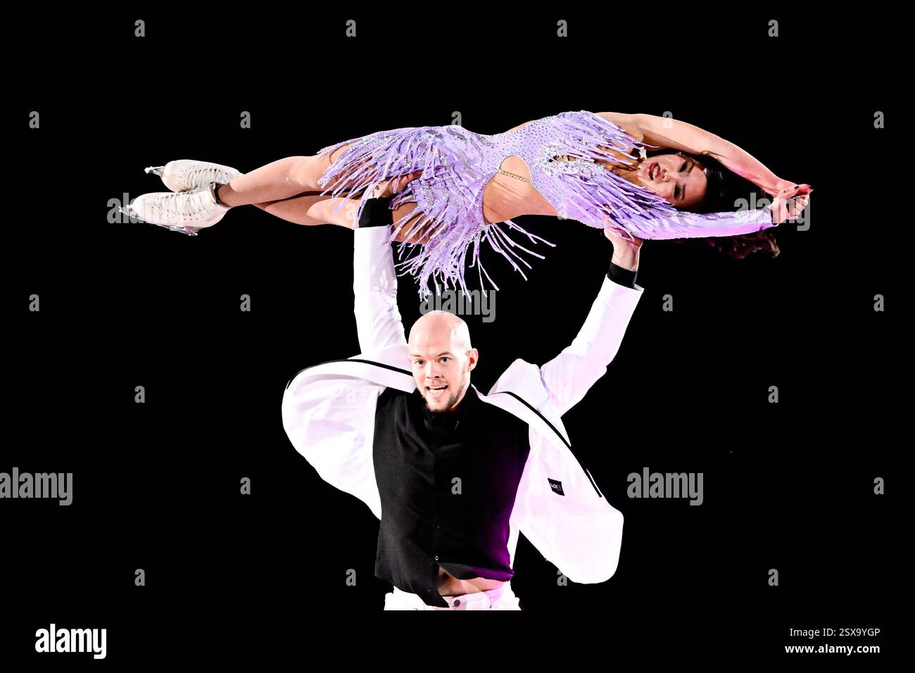 Seoul, South Korea. 23rd Feb, 2025.Ellie KAM & Danny O'SHEA (USA ...