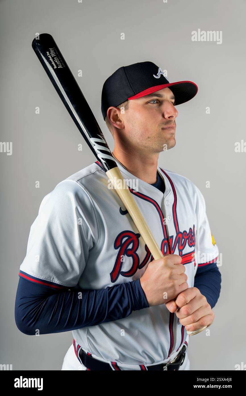 Austin Riley Roster Picl This is a 2025 photo of Austin Riley of the Atlanta Braves baseball ...