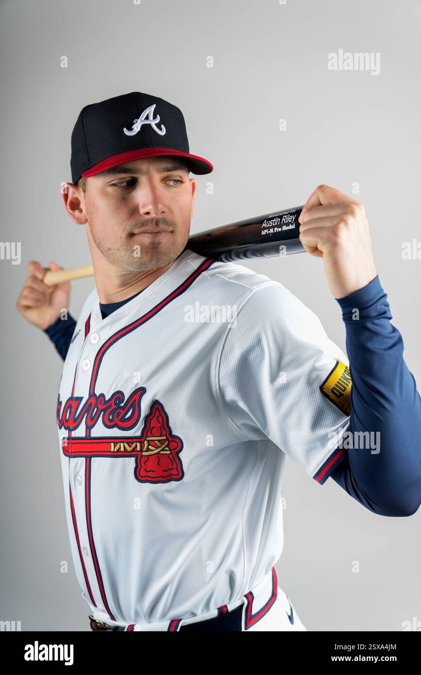Austin Riley Roster Picl This is a 2025 photo of Austin Riley of the Atlanta Braves baseball ...