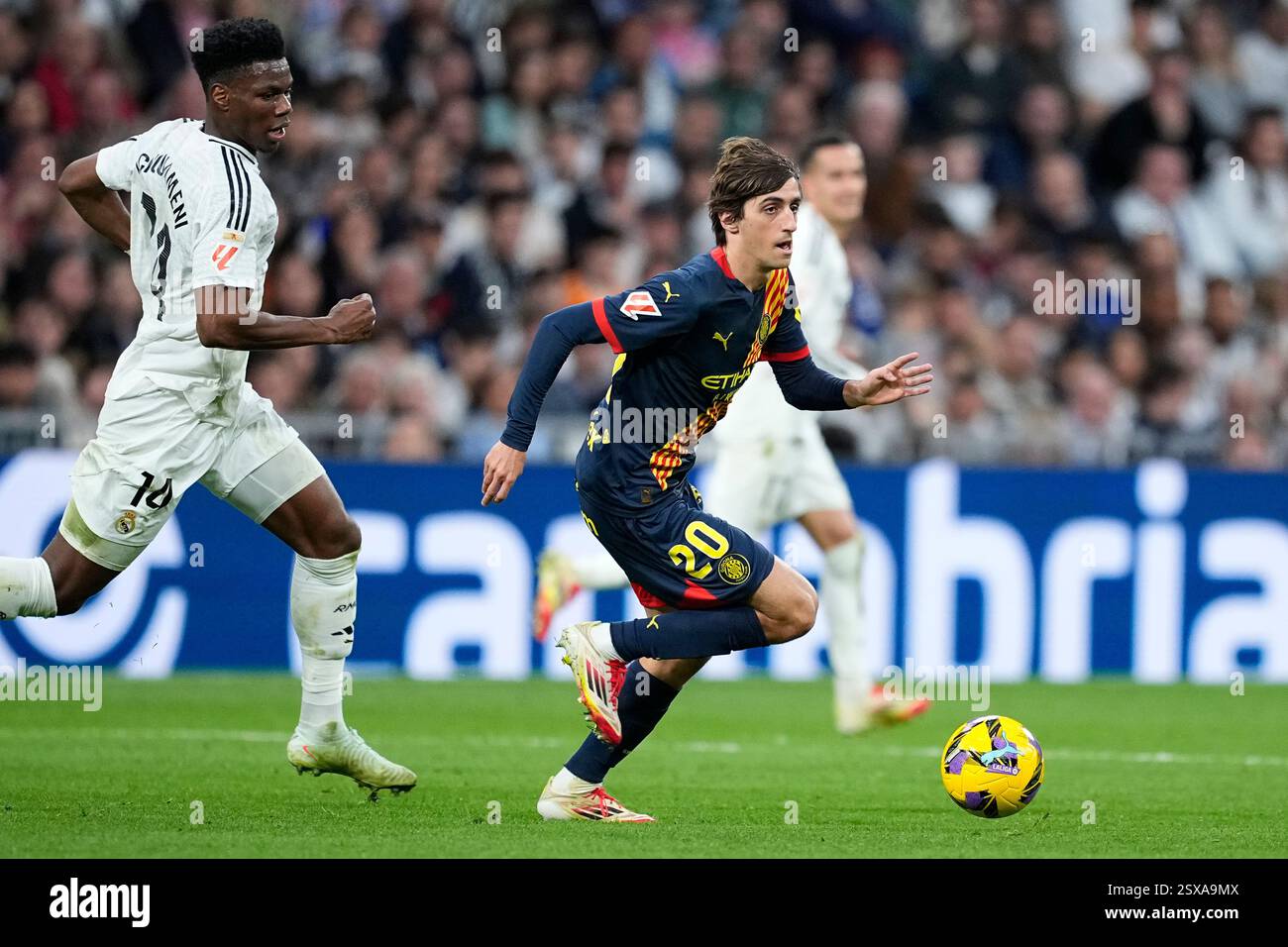 Bryan Gil of Girona FC in action during the Spanish League, LaLiga EA ...