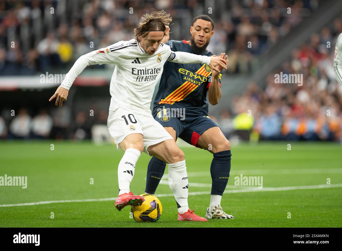 Madrid, Spain. 23rd Feb, 2025. Spanish La Liga EA Sports soccer match ...