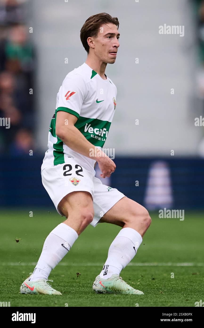 Elche, Spain. 23rd Feb, 2025. ELCHE, SPAIN - FEBRUARY 23: David ...