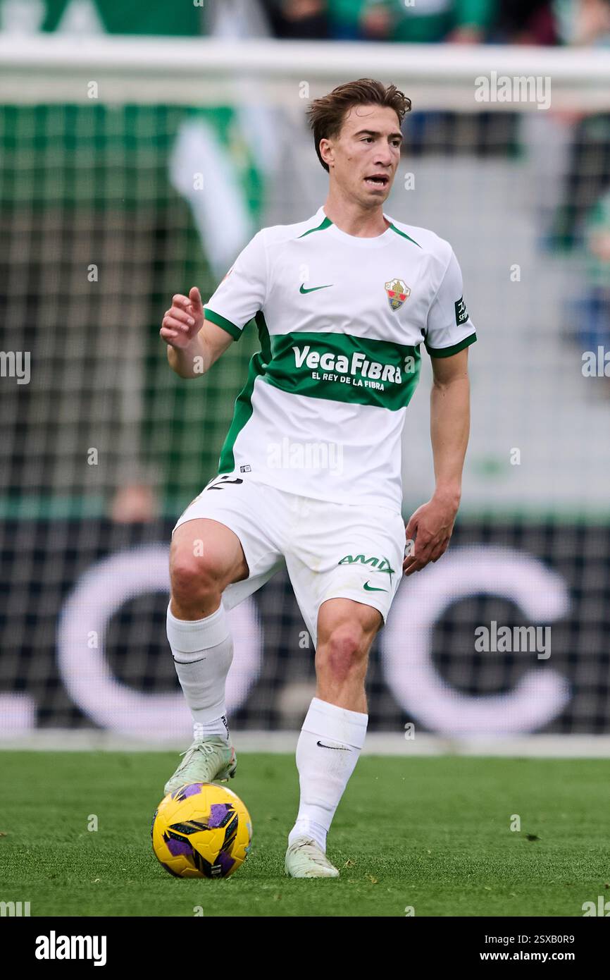 Elche, Spain. 23rd Feb, 2025. ELCHE, SPAIN - FEBRUARY 23: David ...