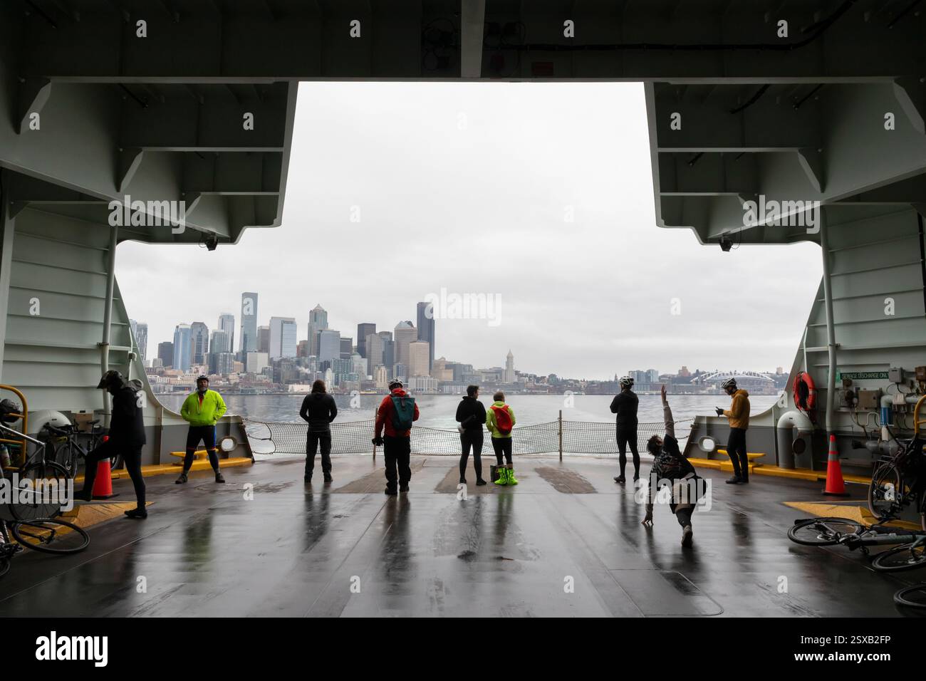Seattle Washington USA 23rd February 2025 Cyclists Taking Part In seattle-washington-usa-23rd-february-2025-cyclists-taking-part-in