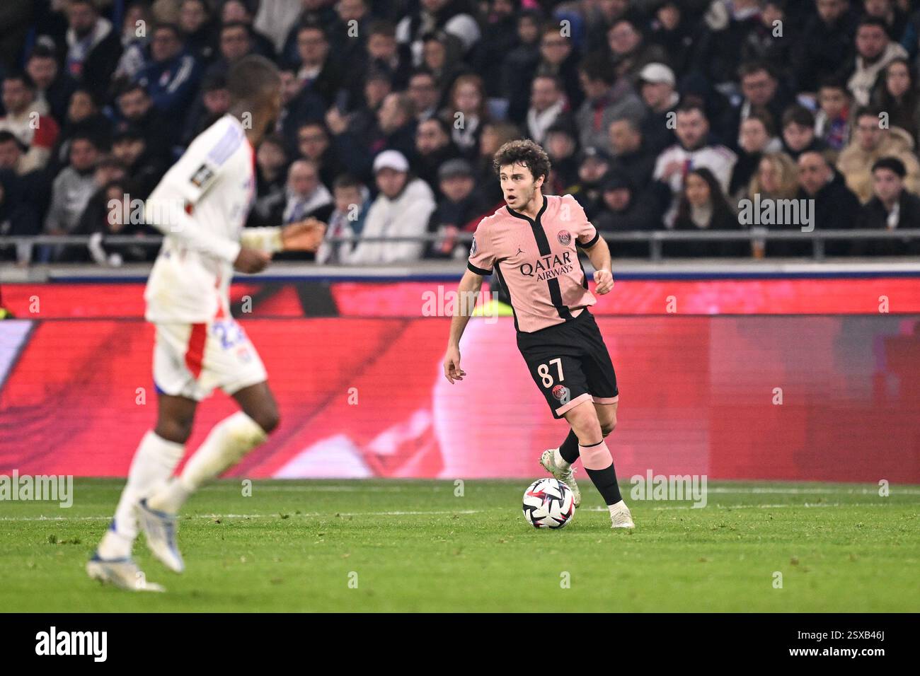 France. 23 Feb, 2025. 87 Joao NEVES (psg) during the Ligue 1 McDonald's ...