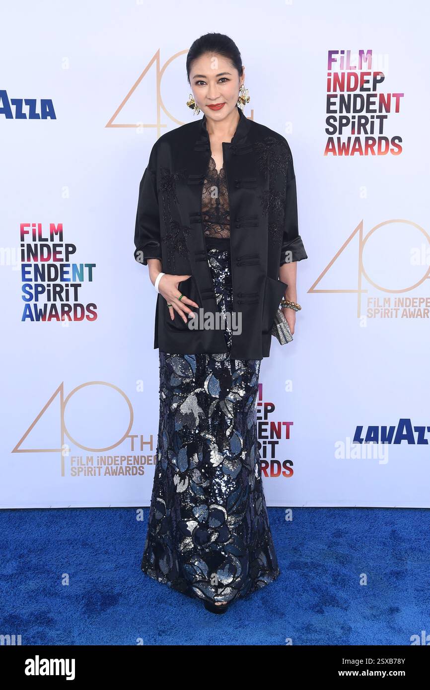 Liang Jing bei der 40. Verleihung der Film Independent Spirit Awards ...