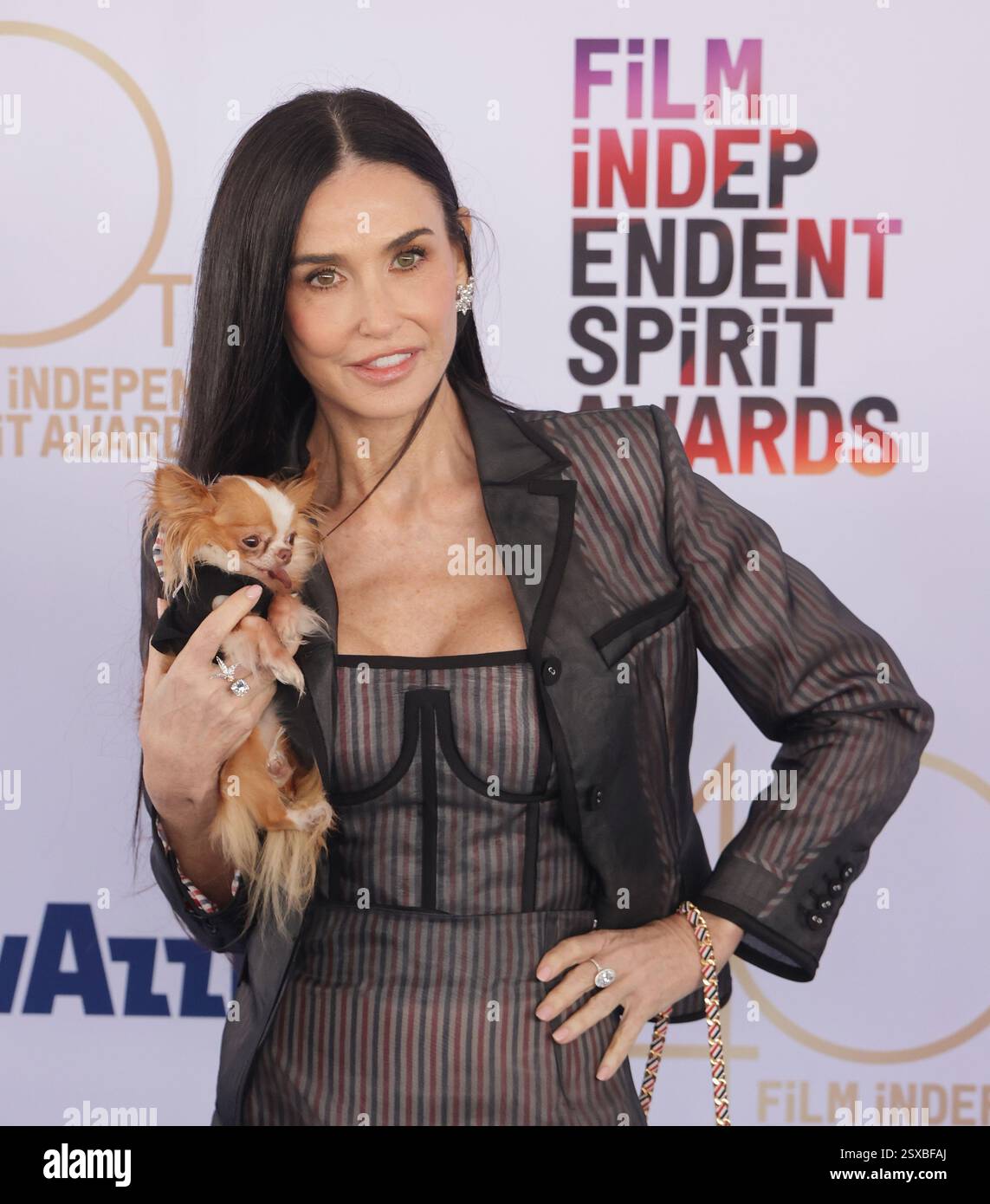 Demi Moore wearing Thom Browne arrives at the 40th Annual Film ...