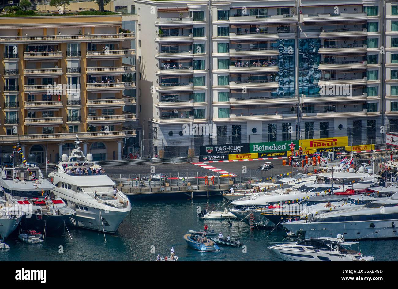 Nouvelle Chicane at Monaco Stock Photo