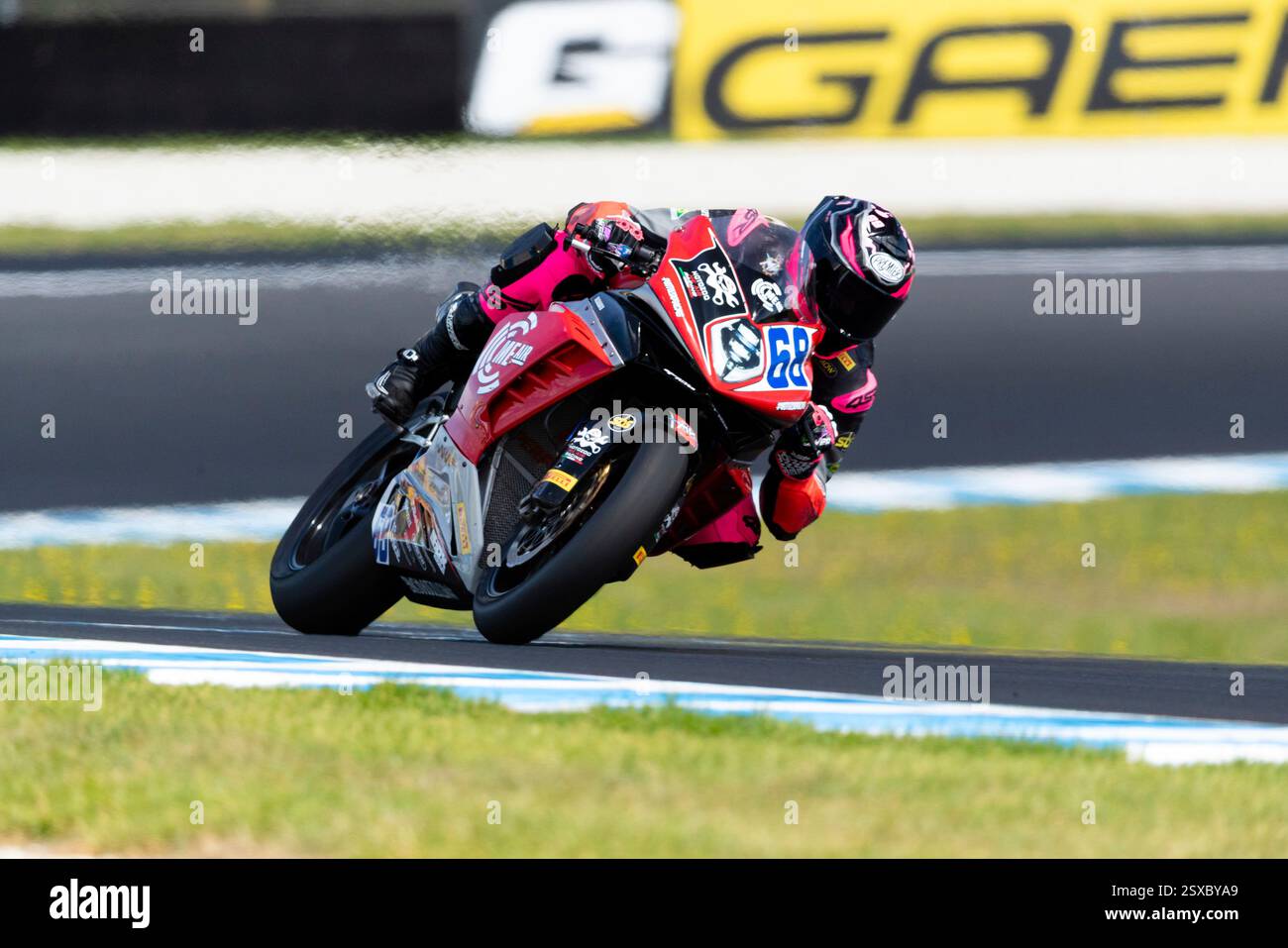 PHILLIP ISLAND, AUSTRALIA - FEBRUARY 23: Luke Power (AUS) riding for ...