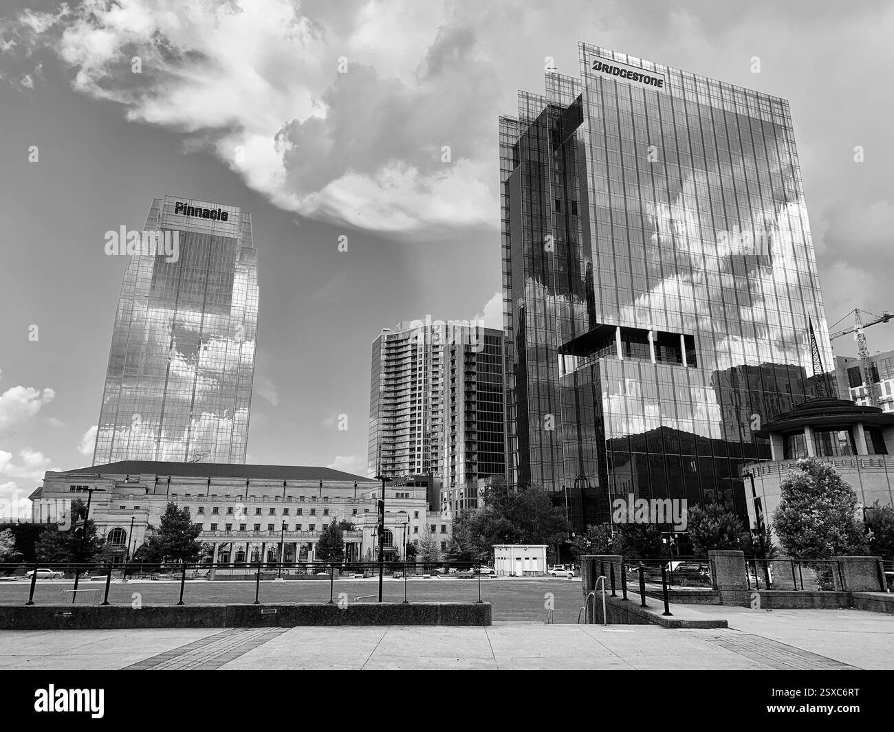 Downtown Nashville - Smartphone Captured Stock Image