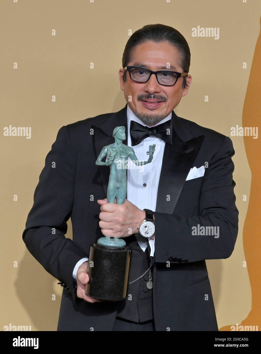 Los Angeles, United States. 23rd Feb, 2025. Hiroyuki Sanada, winner of