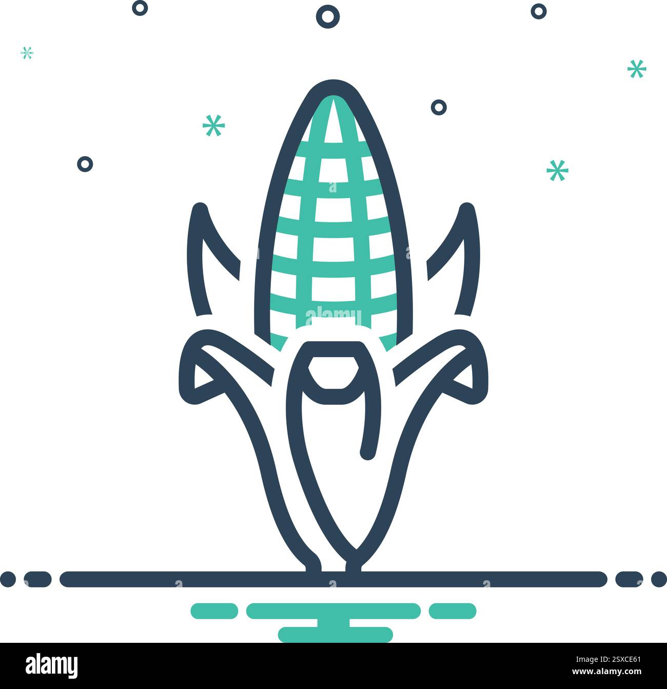 Icon for corn, corncob Stock Vector Image & Art - Alamy