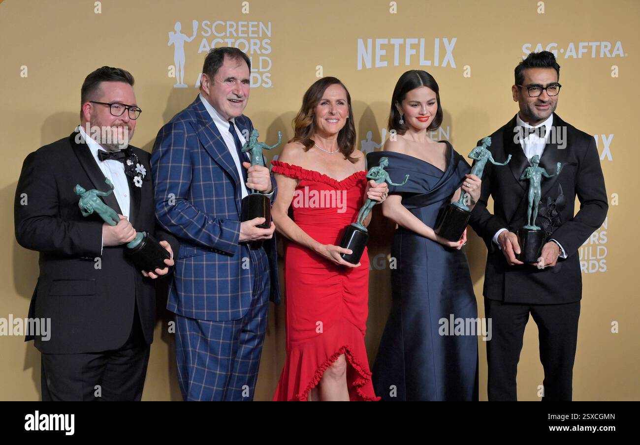 Los Angeles, United States. 23rd Feb, 2025. (LR) Michael Cyril