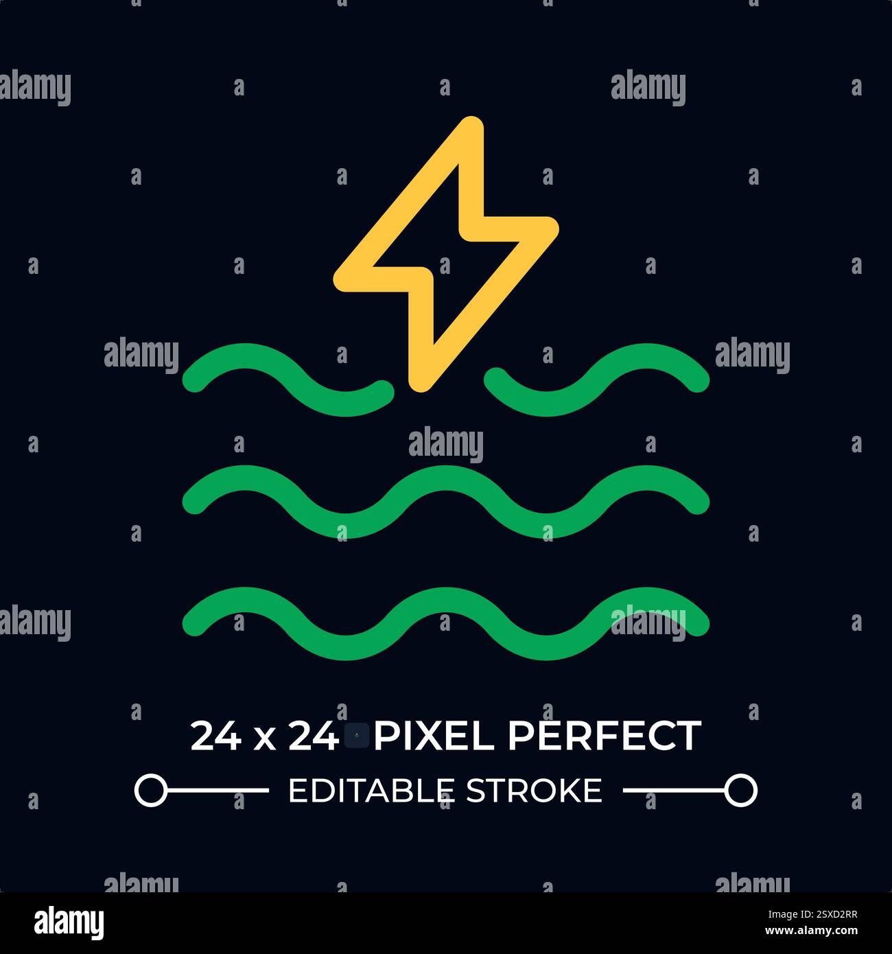 Wave power line ui Stock Vector Images - Alamy